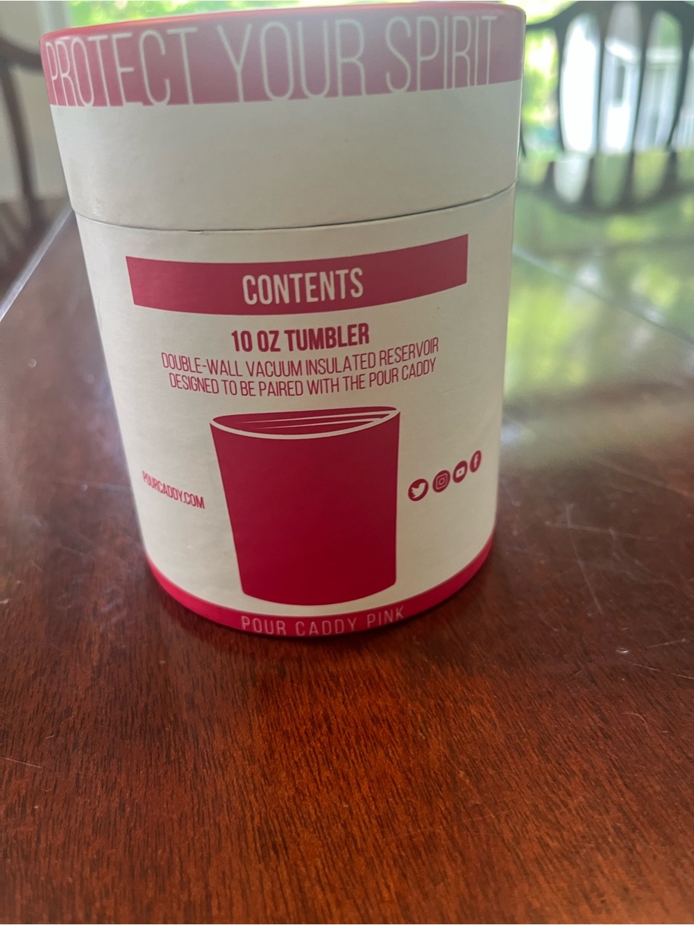 10 oz Pink Tumbler - Pour Caddy Pink